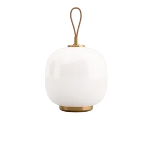 VL45 Radiohus Portable Lamp, opal white von Louis Poulsen