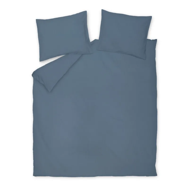 Vandyck Washed Cotton Faded Denim donkerblauw dekbedovertrek van gewassen katoen (CLLA20201)