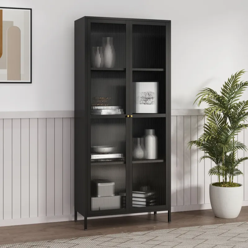 Vitrinenschrank Säkylä [en.casa]