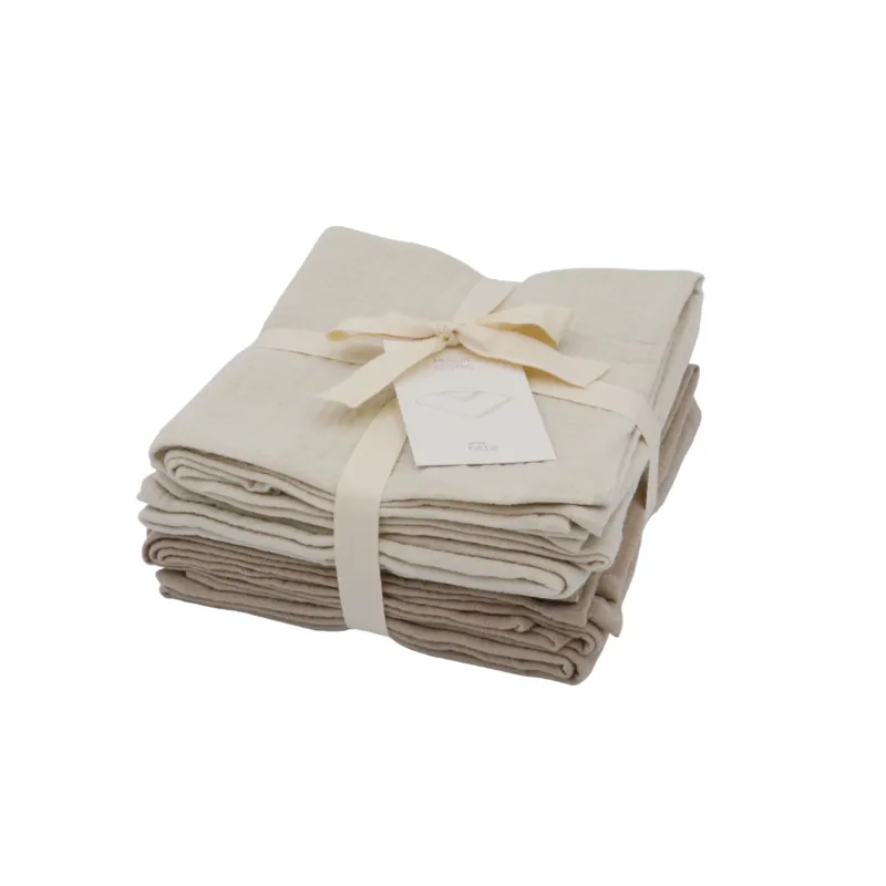 Textilwindeln - 4er-Pack - Light Sand / Clay von We Are Bitte