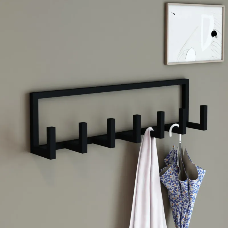 Wandgarderobe Lyngen 75x10x20 cm [en.casa] - premiumXL