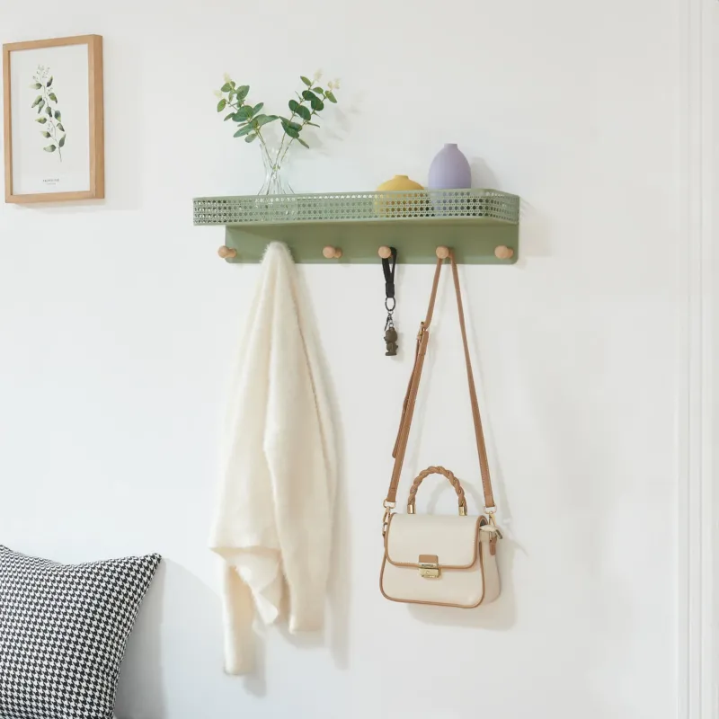 Wandgarderobe mit Ablage Jäller [en.casa]