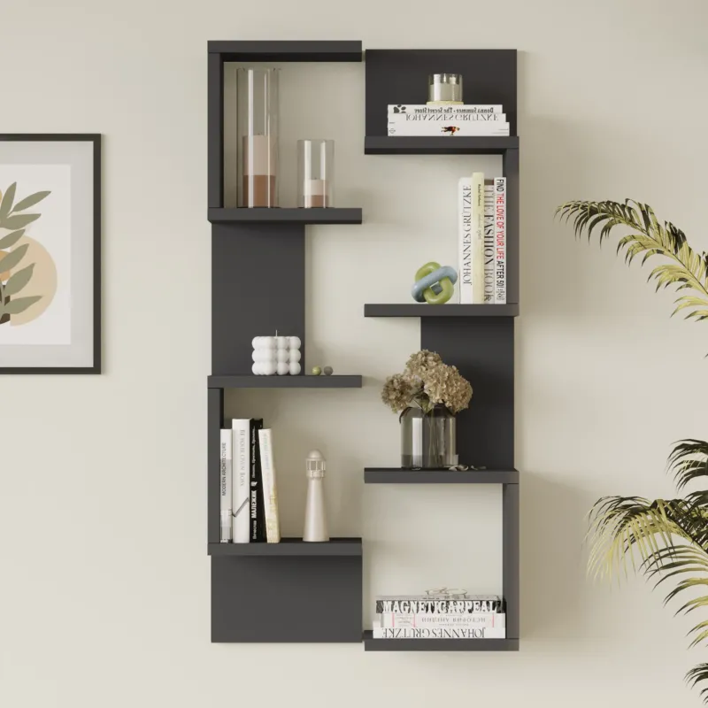 Wandregal Omn 2er Set 93x24x15 cm [en.casa] – Bild 4