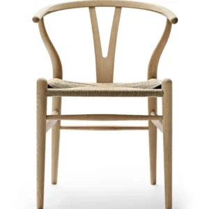 Wishbone Chair CH24, Eiche geseift von Hans J. Wegner