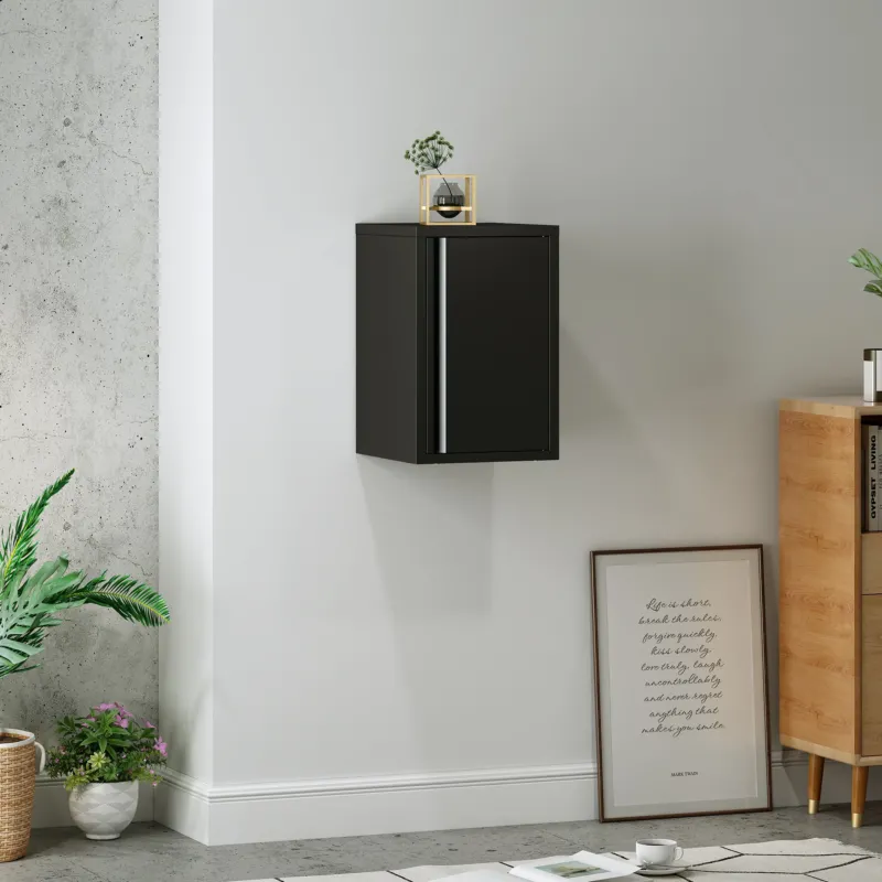 Hängeschrank Burlöv 50x33x35 cm Stahl [en.casa]
