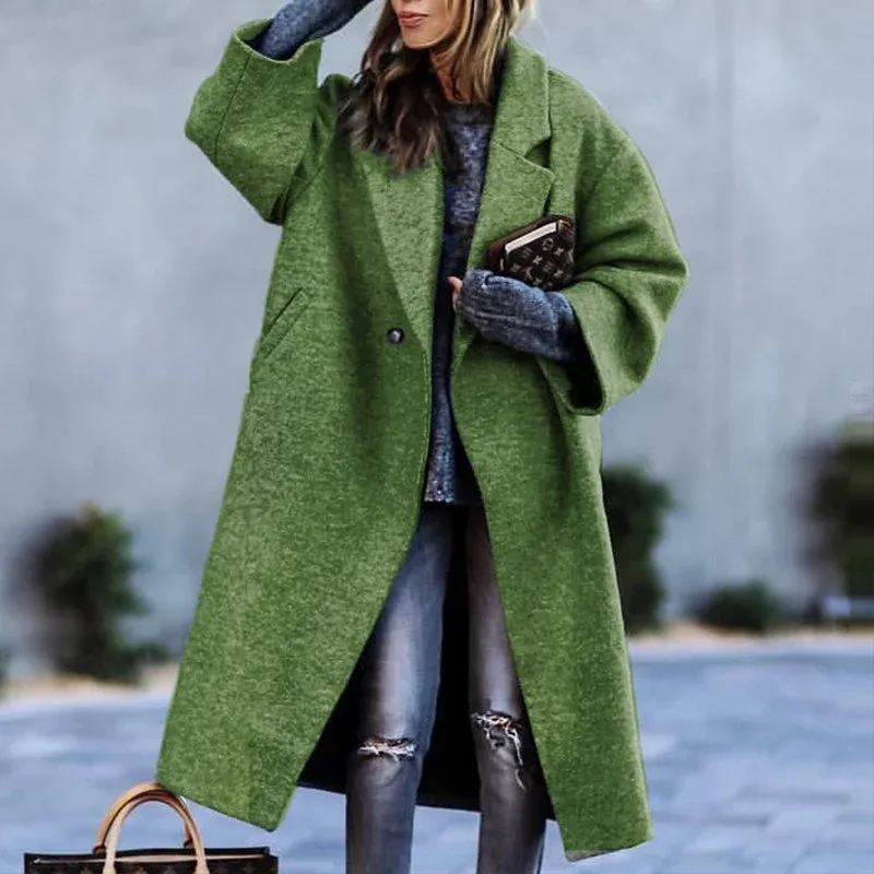 Graphic Print Winter Coat Typography Statement Design - Detailed view