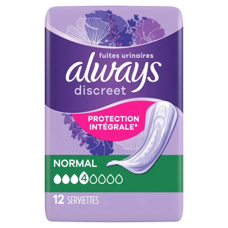 Always Discreet Incontinentieverband voor Urineverlies - Normal - 12 st