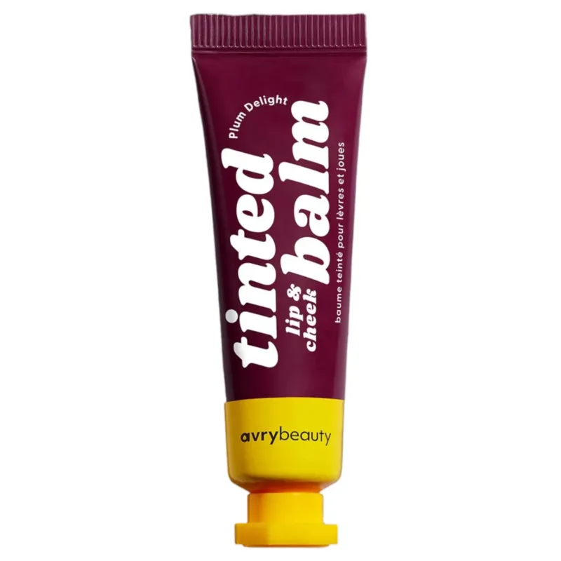 AVRYBEAUTY Lip & Cheek Tinted Balm - Plum Delight – Der tief-pflaumenfarbene Ton verleiht deinem Look Tiefe, Charakter und eine geheimnisvolle Note, 10ml
