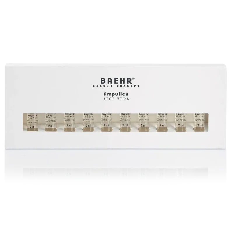 BAEHR beauty concept Ampulle Aloe Vera – Feuchtigkeitskur, 10x2ml, Umkarton