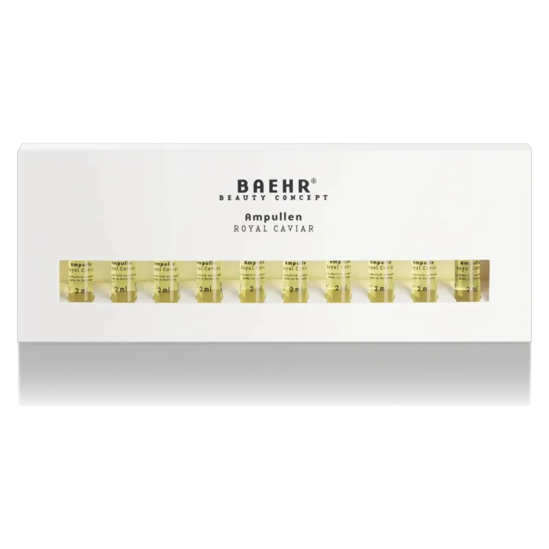BAEHR beauty concept Ampulle Royal Caviar – für jugendlich frische Haut, 10x2ml, Umkarton