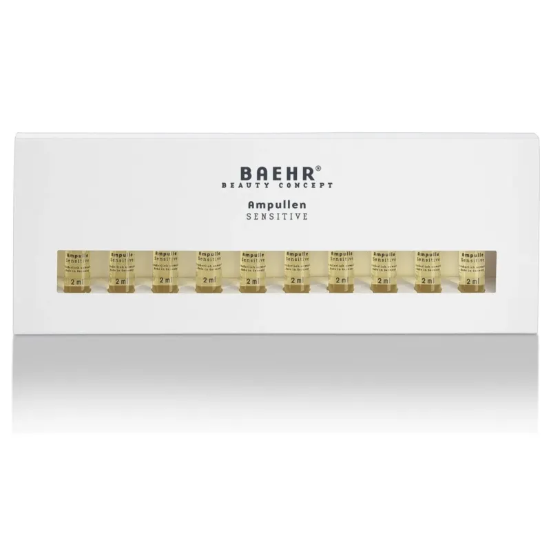 BAEHR beauty concept Ampulle Sensitive – für sensible Haut, 10x2ml, Umkarton