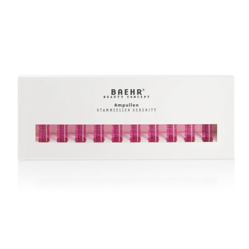 BAEHR beauty concept Ampulle Stammzellen Serenity – straffende Anti-Aging Pflege, 10x2ml, Umkarton geschlossen