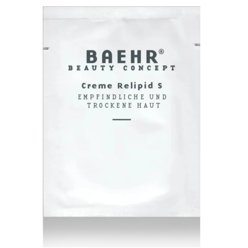 BAEHR beauty concept Creme Relipid S – für trockene Haut, 2ml, Sachet