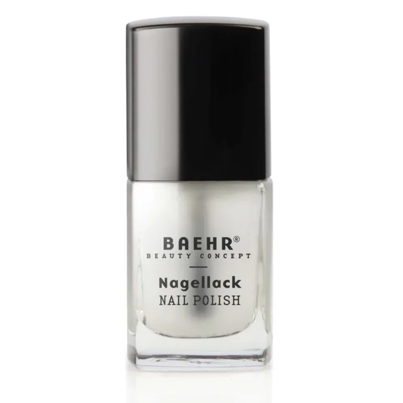 BAEHR beauty concept NAILS Multifunktionslack – 6-in-1 Klarlack als Unter- & Überlack, 11ml, Pinselflasche