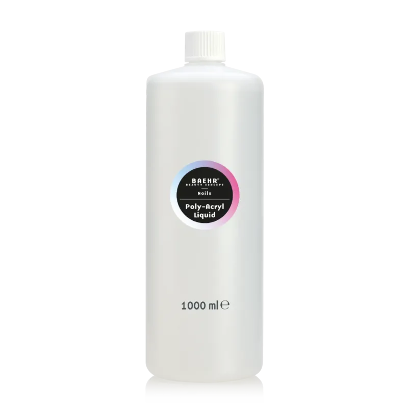 BAEHR BEAUTY CONCEPT - NAILS Poly-Acryl Liquid – für Nagelmodellage, 1000ml, Flasche