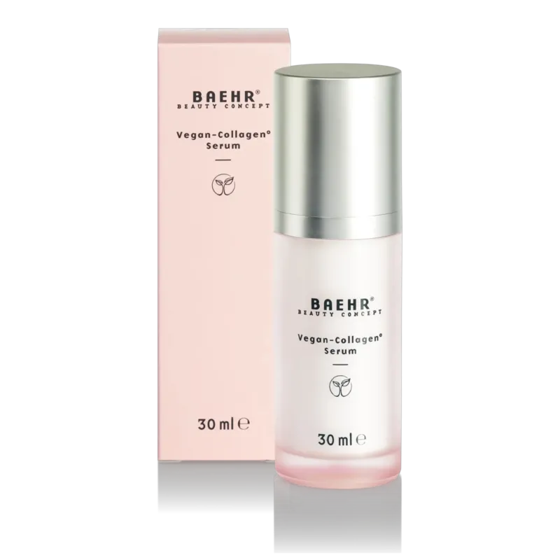BAEHR beauty concept Vegan-Collagen+ Serum – Straffende Pflege, 30ml, Pumpspender auf Umkarton