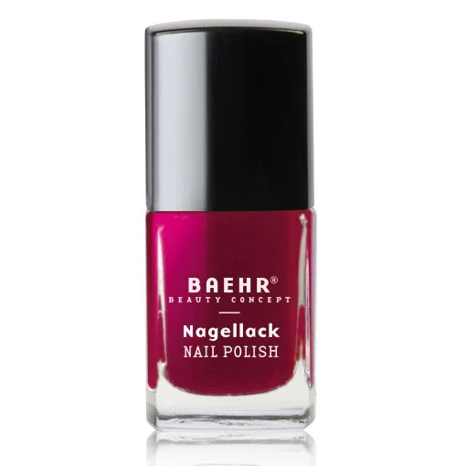 BAEHR Nagellack dark berry – Tiefer Beerenton mit Eleganz, 11ml, Pinselflasche