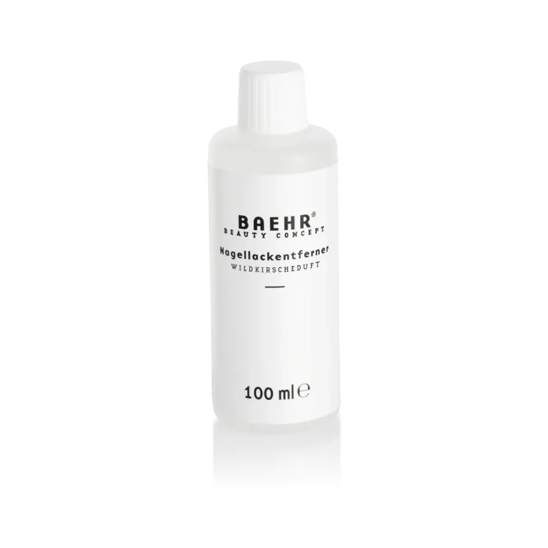 BAEHR Nagellackentferner Wildkirscheduft – acetonfrei & schonend, 100ml, Flasche