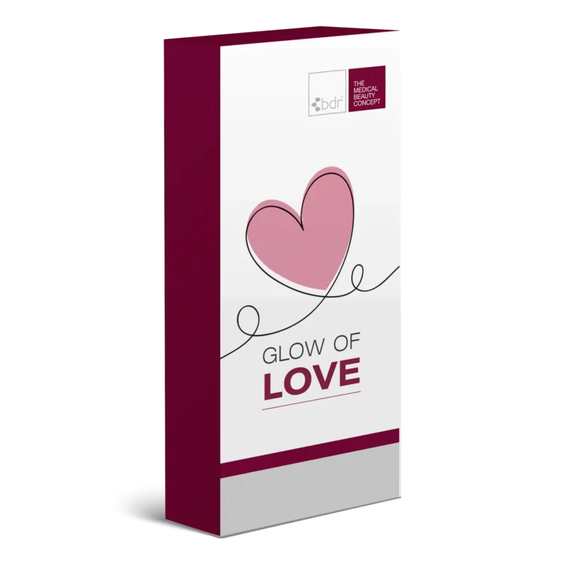 BDR MEDICAL BEAUTY Glow of Love Ampullen Box – limitierte Glow Pflege, 7x2ml, Umkarton