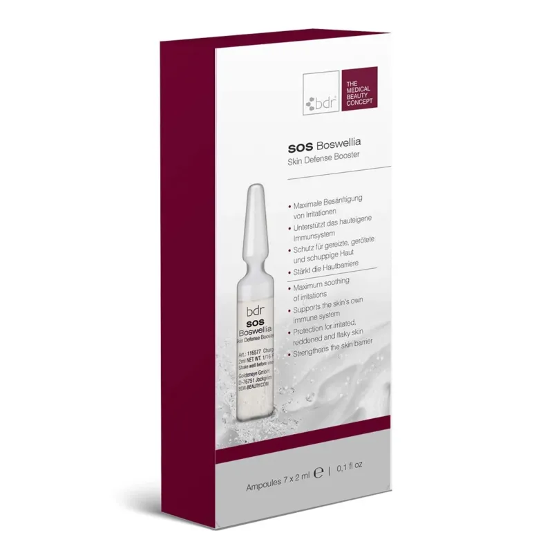 BDR MEDICAL BEAUTY SOS Boswellia Ampullen – gegen Rötungen und Reizungen, 7x2ml, Umkarton