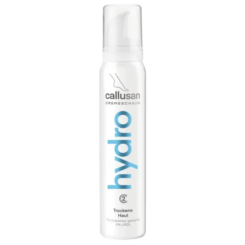 CALLUSAN Cremeschaum HYDRO C2 – Intensive Feuchtigkeitspflege, 125ml, Schaumspender