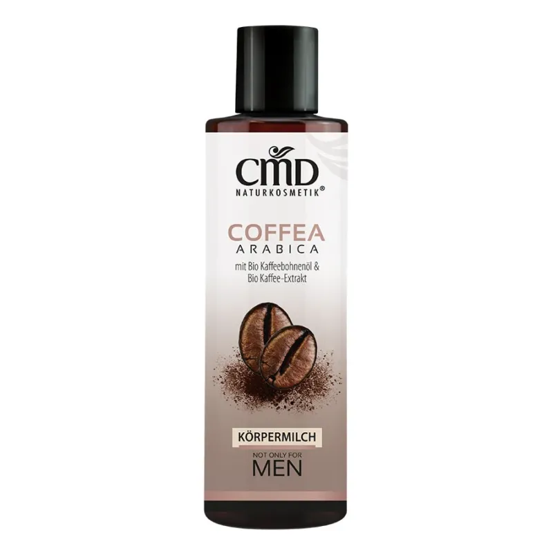 CMD NATURKOSMETIK Coffea Arabica Körpermilch – leichte Körperpflege für alle Hauttypen, 200ml