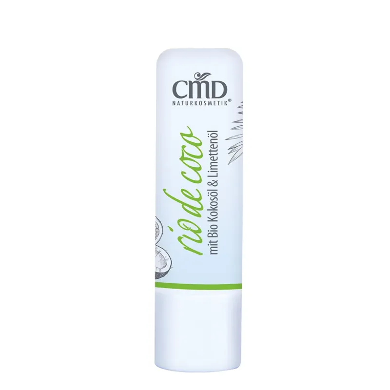 CMD NATURKOSMETIK Rio de Coco Lippenpflegestift mit Limettenkern – hilft, trockene, rissige sowie spröde Lippen zu regenerieren und macht sie weich und geschmeidig., 1St.