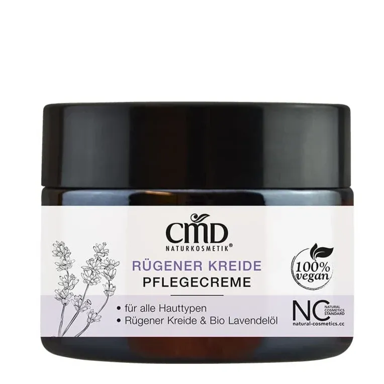 CMD NATURKOSMETIK Rügener Kreide Pflegecreme – schenkt Deiner Haut, durch die wertvollen natürlichen Öle, die Pflege, die sie benötigt., 50ml