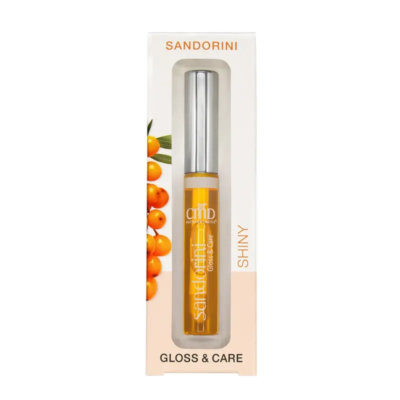 CMD NATURKOSMETIK Sandorini Lipgloss shiny – zertifizierter Naturkosmetik, 6ml, verpackung