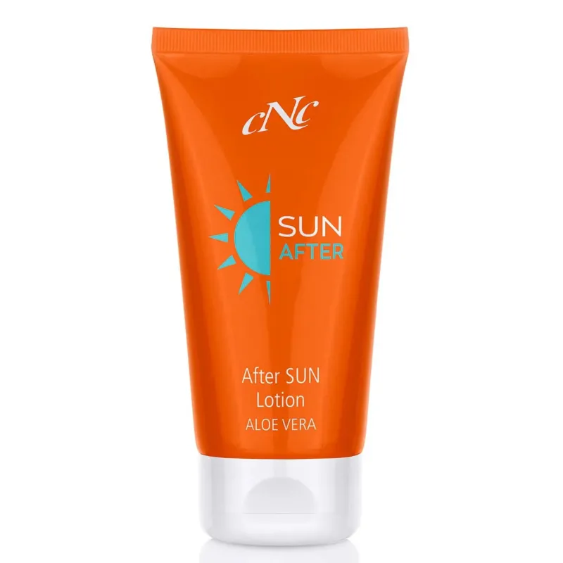CNC After Sun Lotion Aloe Vera – Pflegekomplex mit natürlichem Aloe Vera Extrakt, der wohltuende Feuchtigkeit spendet und die Elastizität der Haut bewahrt., 150ml
