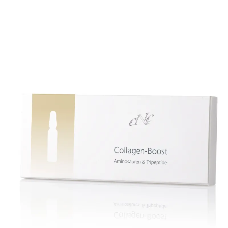 CNC Ampulle Collagen-Boost "Aminosäuren & Tripeptide" – spendet der Haut nachhaltig Feuchtigkeit und Elastizität. Feine Linien werden geglättet., 10x2ml, Box