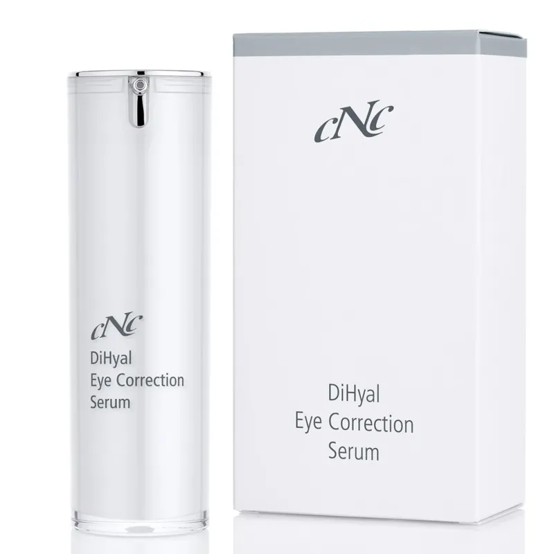 CNC classic plus DiHyal Eye Correction Serum – unterstützt den Abtransport angestauter Gewebeflüssigkeit - Schwellungen werden deutlich gemildert., 30ml
