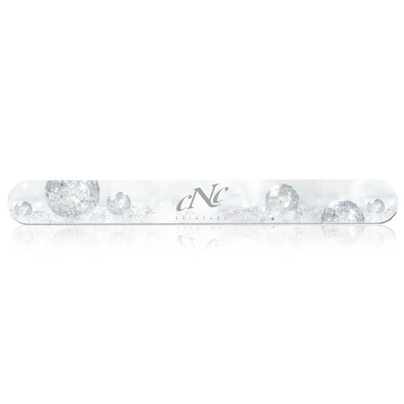 CNC Profi Nagelfeile mit Motivdruck silber 100/180 – Mit dieser hochwertigen Nagelfeile feilst Du Natur- und Gelnägel fachmännisch., 1St.