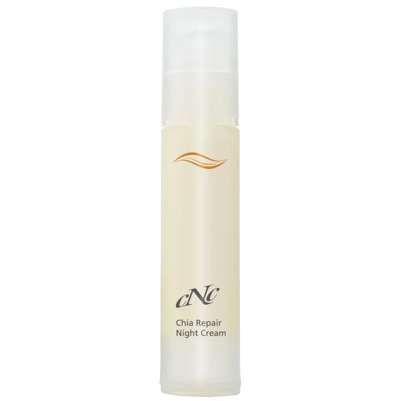 CNC pure organic Chia Repair Night Cream – unterstützt trockene und empfindliche Haut sich in der Nacht zu regenerieren., 50ml