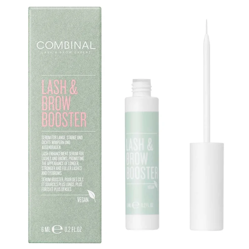 COMBINAL Lash & Brow Booster – Der Lash & Brow Booster wird auf dem Wimpernkranz bzw. Haarboden aufgetragen, um das Wachstum von dickeren und volleren Wimpern und Brauen anzuregen., 6ml