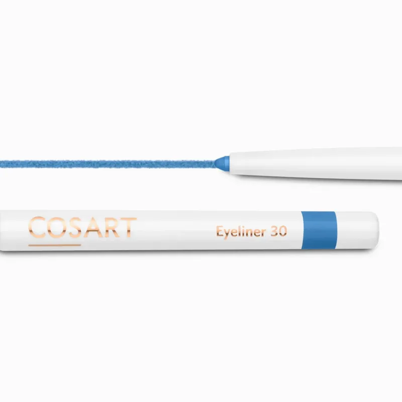 COSART Light Blue 30 – Nach nur wenigen Minuten auf der Haut ist die Farbe wisch- und wasserfest und hält sehr lange. Vegan, dermatologisch getestet und frei von Parabenen und Mineralölen., 1St.