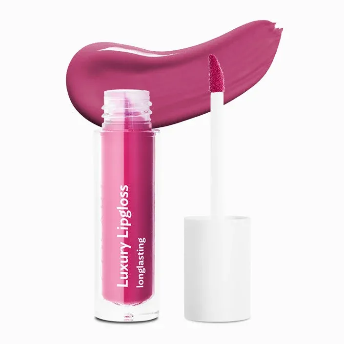 COSART Luxury Lipgloss 819 magenta matt – langanhaltend & samtig, 4ml, Spender offen mit Produktprobe