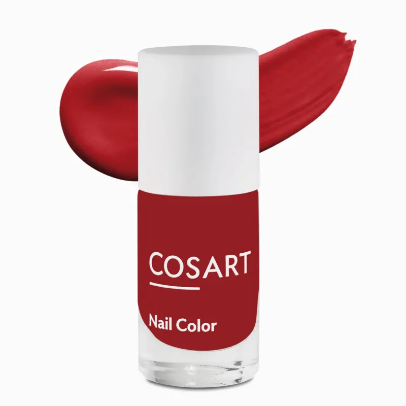 COSART Nail Color 20+free - rot – Die Nagellacke lassen sich dank eines extra breiten Pinsels mit abgerundeten Ecken sehr gut auftragen und sind gut deckend., 9ml