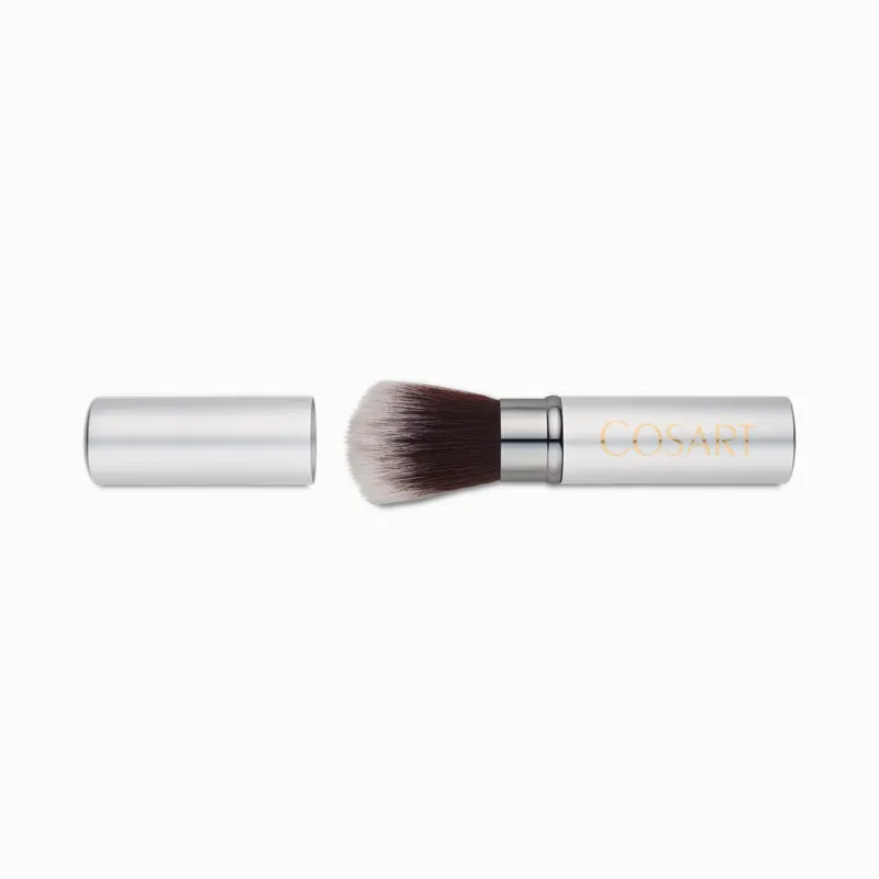 COSART Rouge / Make-up Pinsel mit Kappe – Der Puderpinsel lässt sich mithilfe eines Deckels wunderbar in der Handtasche mitnehmen., 1St.