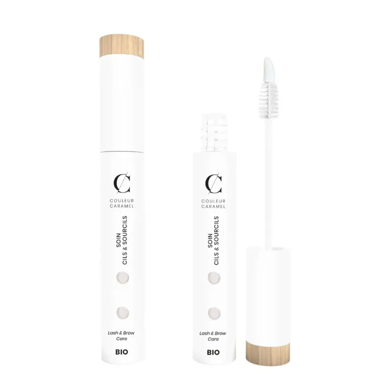 COULEUR CARAMEL Revitalisierende Wimpern- & Augenbrauenpflege – Booster-Behandlung mit stärkendem Bio-Rizinusöl verleiht geschwächten und feinen Wimpern neuen Schwung., 6ml