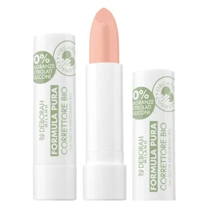 DEBORAH MILANO Formula Pura Stick Concealer light beige – schnelles und einfaches Auftragen, bei einer aufbaubaren mittleren bis hohen Deckkraft mit einem natürlichen matten Finish., 4,5gr.