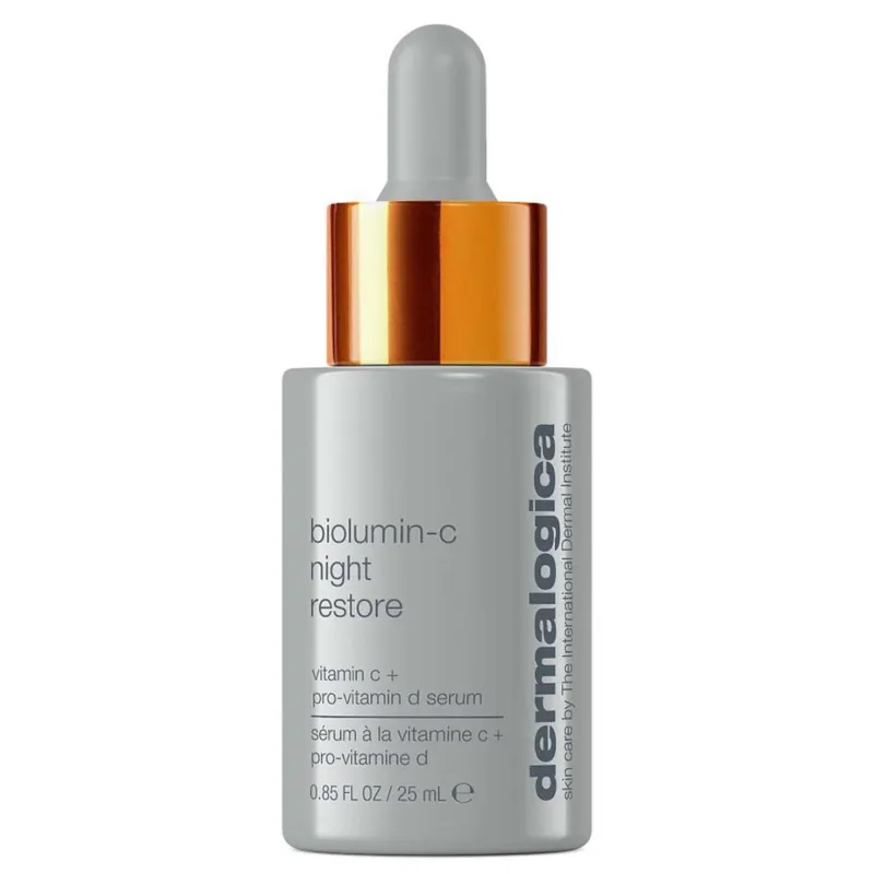 DERMALOGICA Biolumin-C Night Restore Serum – erhöht die Strahlkraft der Haut über Nacht und spendet sofort Feuchtigkeit., 25ml