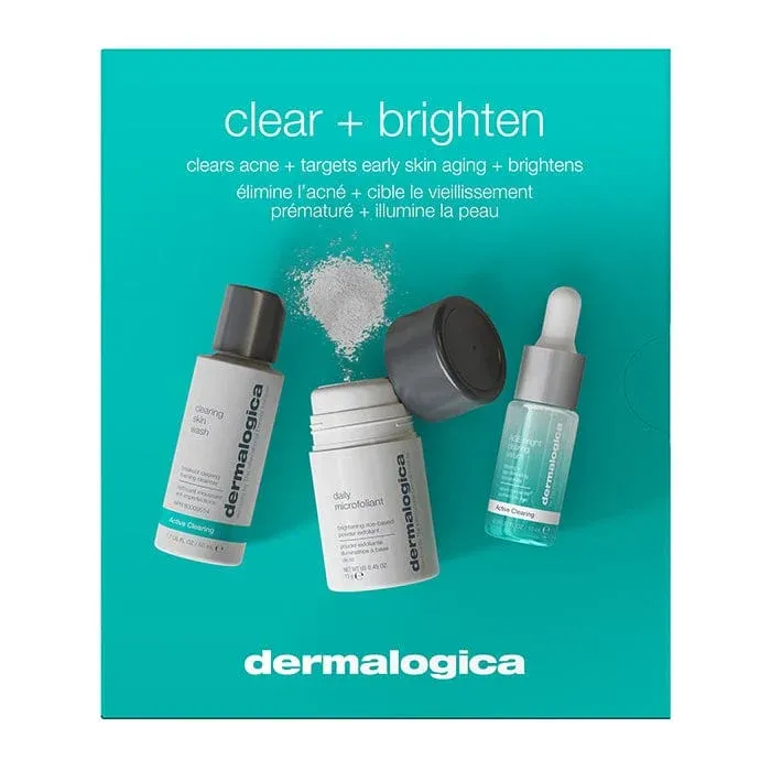 DERMALOGICA Clear + Brighten – Pflegeset bei Unreinheiten, 1stk, Umkarton