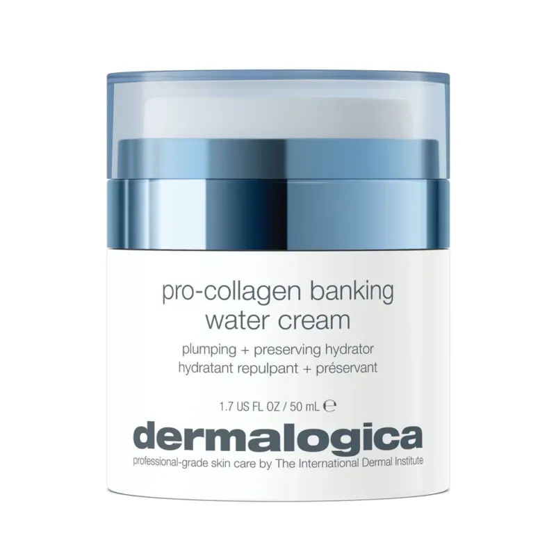 DERMALOGICA Pro-Collagen Banking Water Cream – leichte Feuchtigkeitscreme, 50ml, Tiegel geschlossen