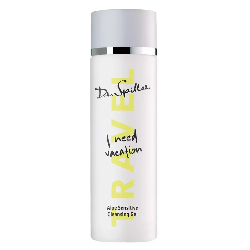 DR SPILLER Aloe Sensitiv Reinigungsgel – Reinigungsgel für ölige Haut und Mischhaut Reisegröße, 100 ml