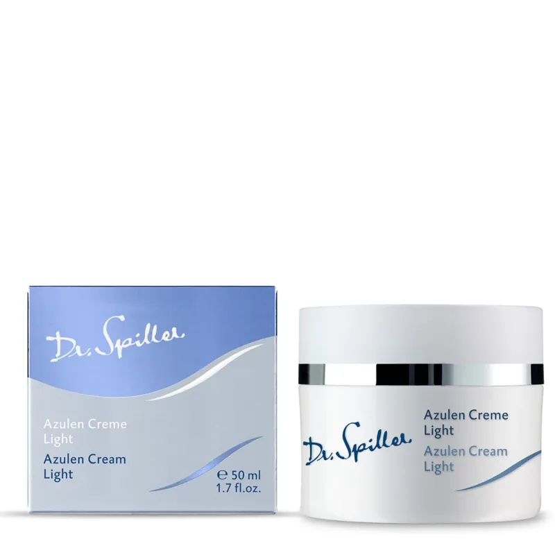 DR SPILLER Azulen Creme Light – für irritierte und gereizte Haut, 50 ml