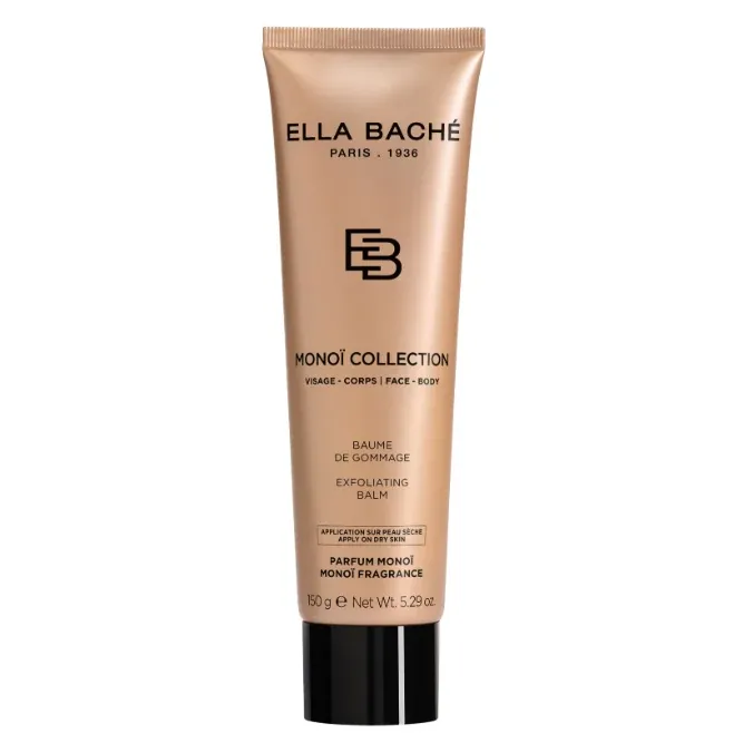 ELLA BACHE MONOI COLLECTION exfoliating balm 150g – 3-in-1 Peeling-Balsam für Gesicht & Körper, 150g, Tube