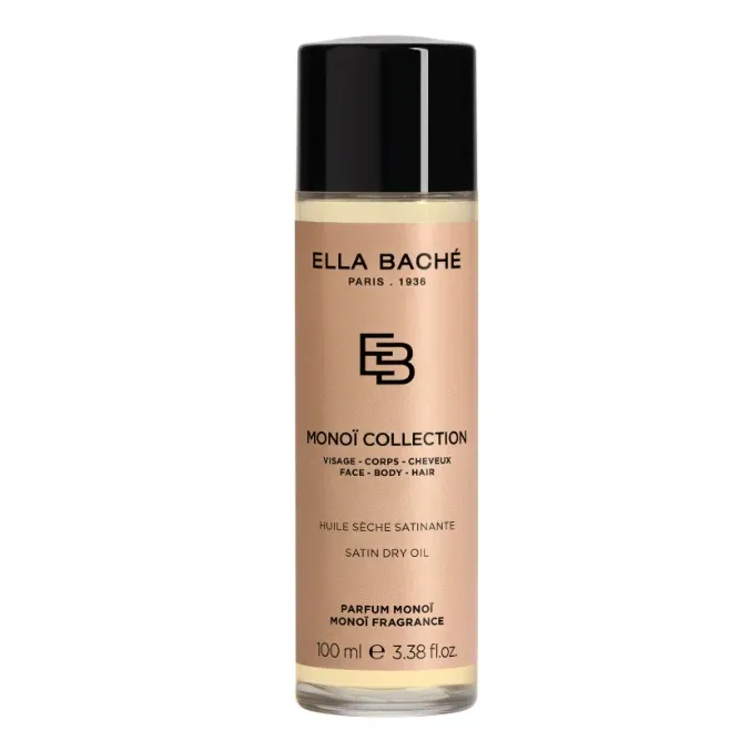 ELLA BACHE MONOI COLLECTION Satin glänzendes Trockenöl – für Haut & Haare, 100ml, Flasche