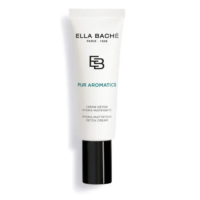ELLA BACHE Pur’Aromatics - Hydra-Mattifying Detox Cream – Pflege für Mischhaut & ölige Haut, 50ml, Tube