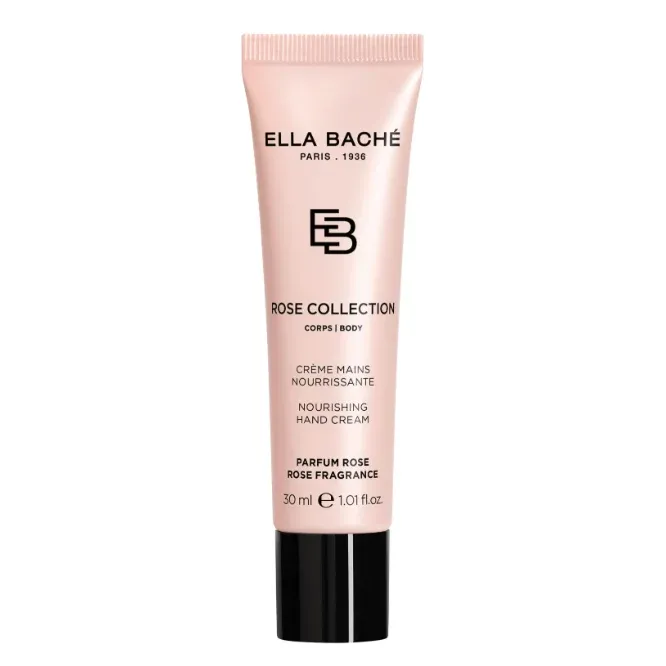 ELLA BACHE ROSE COLLECTION Nährende Handcreme – mit Rosenduft, 30ml, Tube